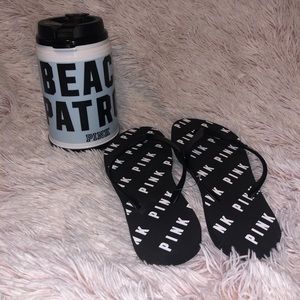 PINK mug and flip flop